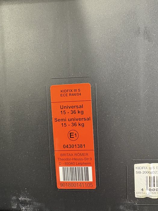 Fotelik samochodowy Britax Romer Kid Fix III s 15-36 kg