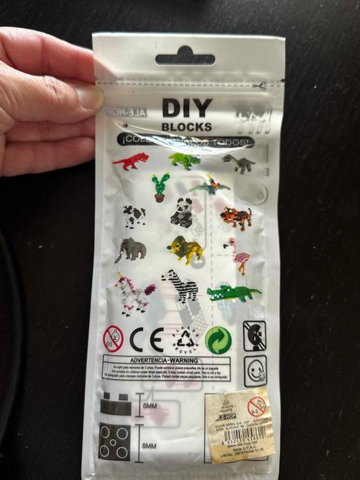 Conjunto de construção de micro blocos Vaca