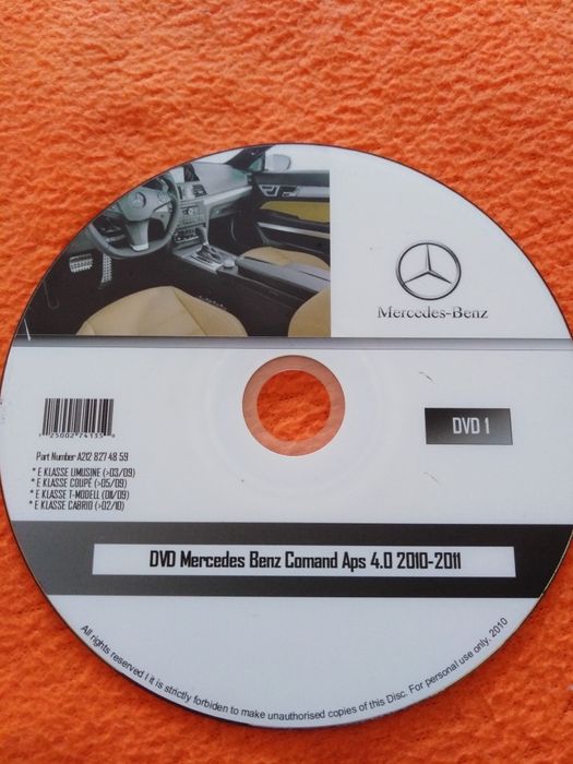 DVD Mercedes APS 4.0 09/11