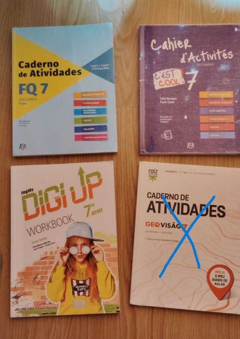 Cadernos de Atividades / Workbooks — 7.º Ano