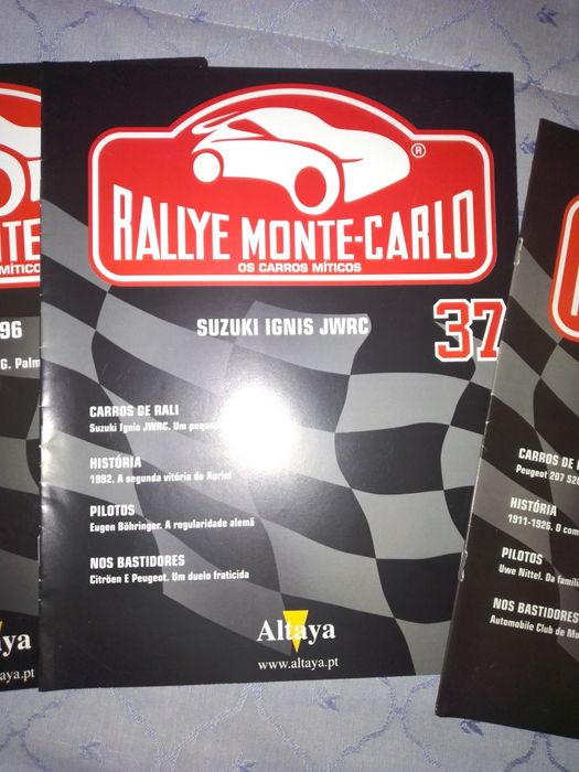 Conjunto de fascículos Rallye Monte Carlo Altaya