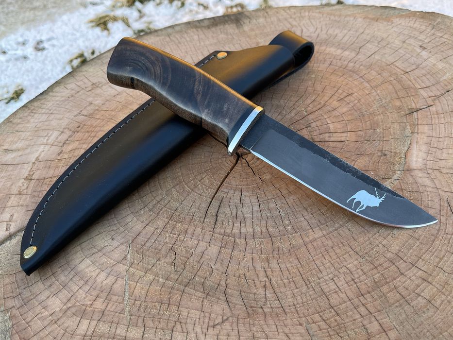 Нож ручной работы сталь Х12МФ нож охотничий ніж мисливський  ніж ручно
