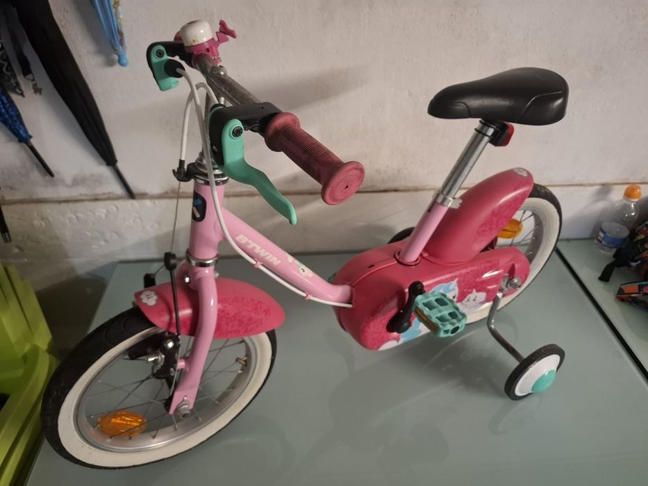 BICICLETA 14 POLEGADAS 500 UNICORN B'TWIN 3-5 ANOS
2015