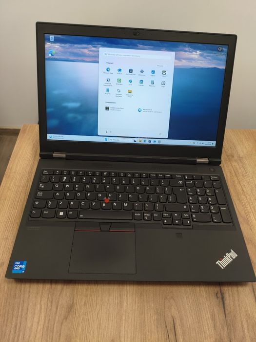 #6502 Lenovo ThinkPad P15 G2 i7-11850H 32GB 512SSD T1200 4GB W11P FV23% GW12 100% sRGB 300Nit