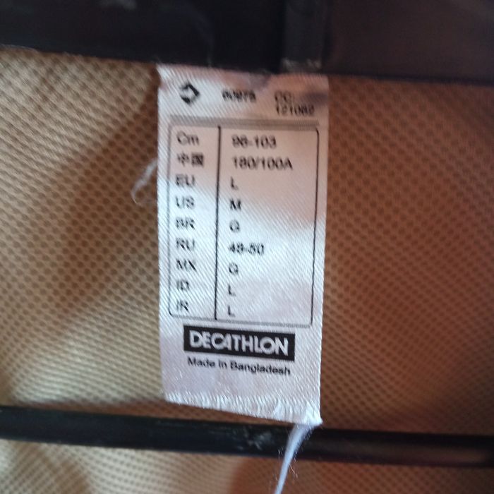 Zestaw 3 sportowych koszul Decathlon rozmiar L