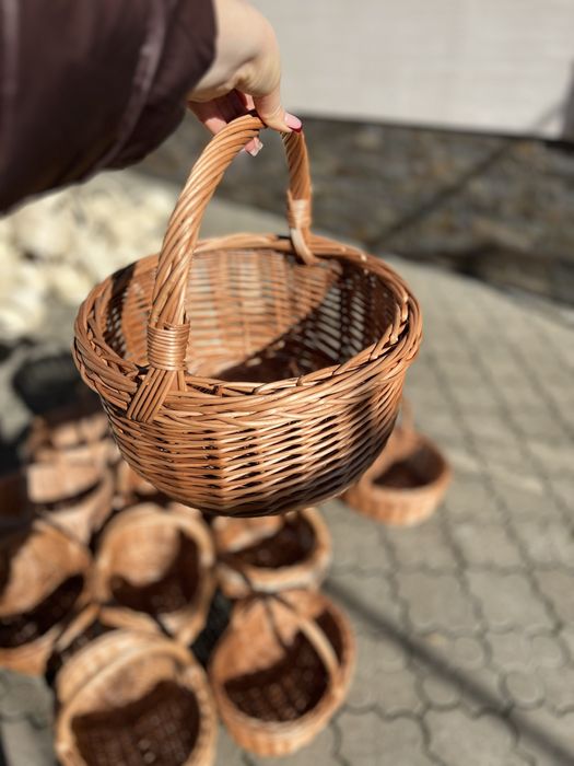 Кошик кошики з натуральної лози Кошики на Паску Кошики великодні кошик