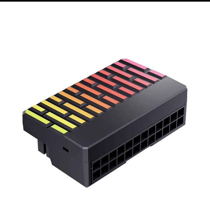 Adapter 24 pin ATX zasilanie płyty głównej ARGB 90°