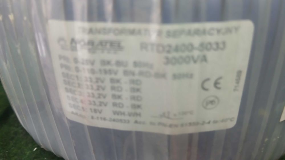 Transformator separacyjny 3kW