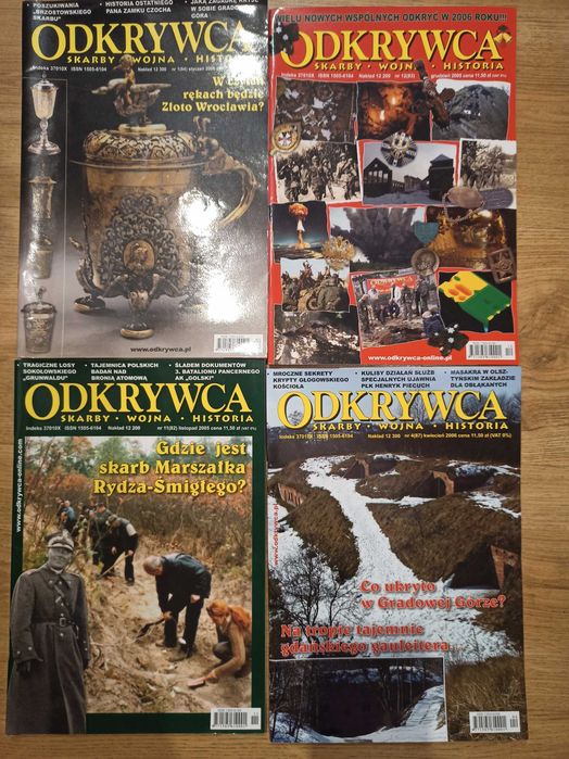 Odkrywca Magazyny 4szt