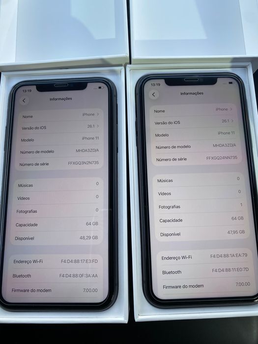 1 IPhone 11 NOVO 64Gb