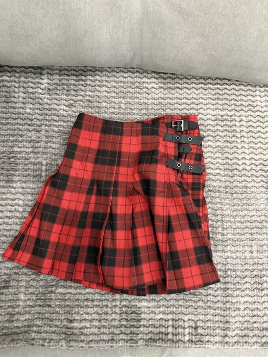 Спідниця H&M Divided клітинка червона XS