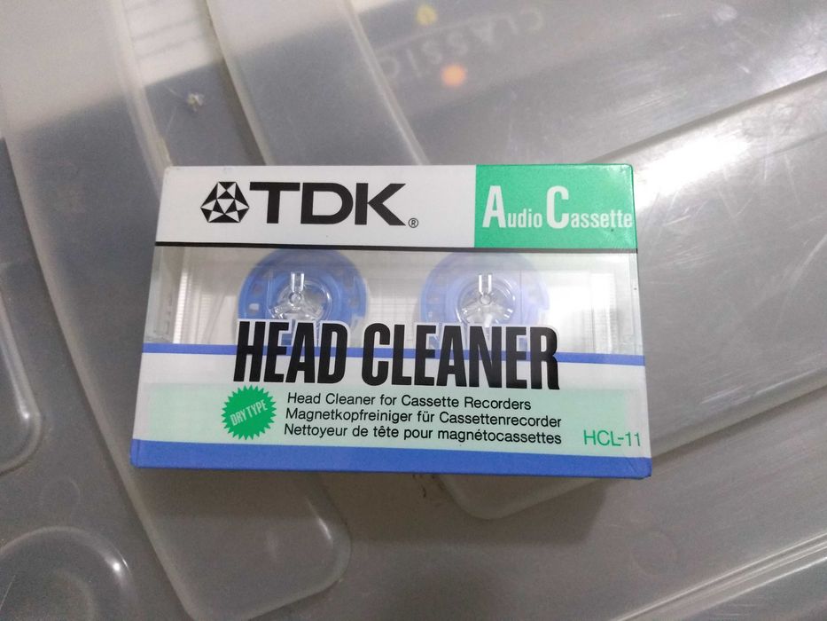 Cassete de limpeza áudio VINTAGE, TDK HCL-11 , NOVA!