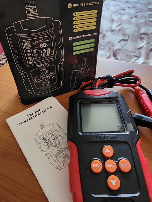 Тестер автомобильных аккумуляторов.