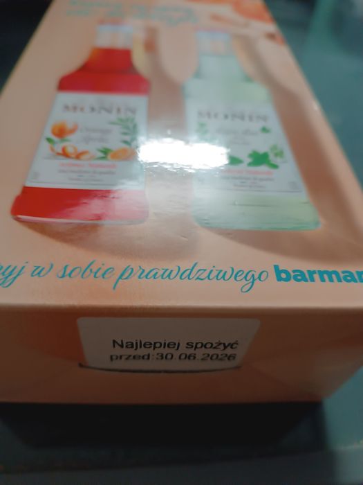 Zestaw syrop barmański do koktajli i kawy Monin 2x250ml