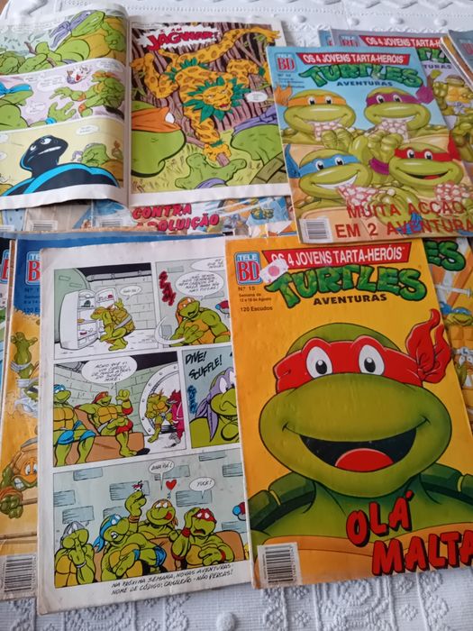 Revista vintage Tartarugas Ninja