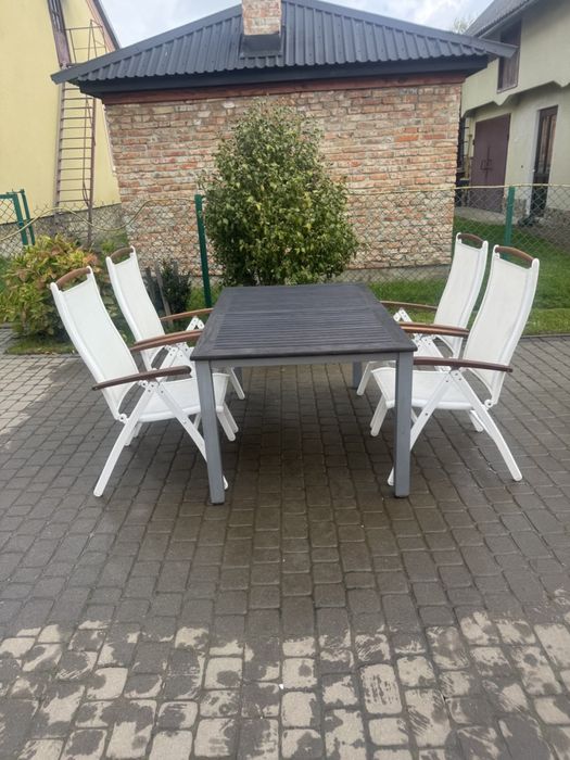 Стіл на терасу меблі в альтанку стіл 4 крісла (0033)