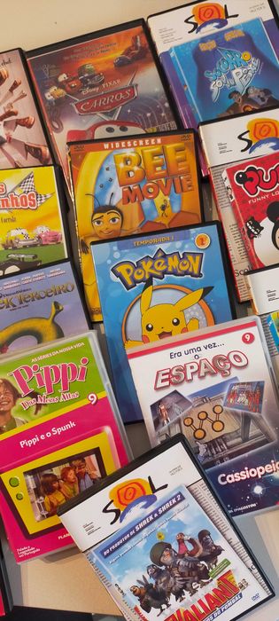 DVDs de filmes diversos - Disney, Sol,…