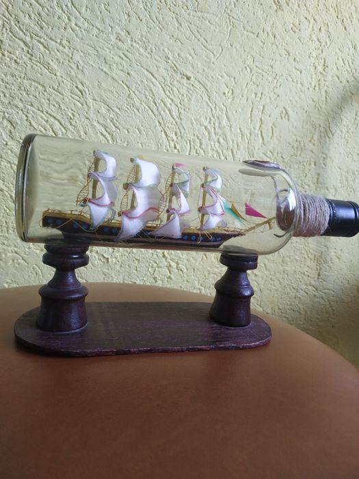 Statek w butelce rafandynka