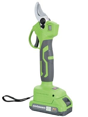 Секатор садовий акумуляторний Grosser GPS 301 (1 АКБ та ЗП)