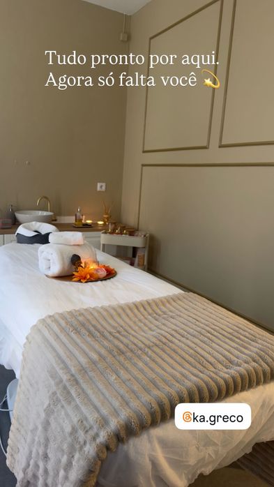 Limpeza de pele e massagem