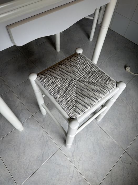 Bancos Mesa de cozinha pequena e extensivel