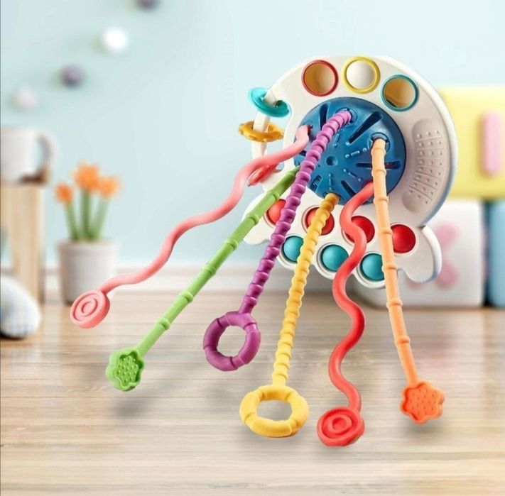 Zabawka sensoryczna ,zabawka do auta dla niemowlaka , Montessori,