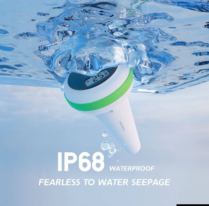 Бездротовий термометр для басейну INKBIRD IBS-P03R з монітором IM-03-W