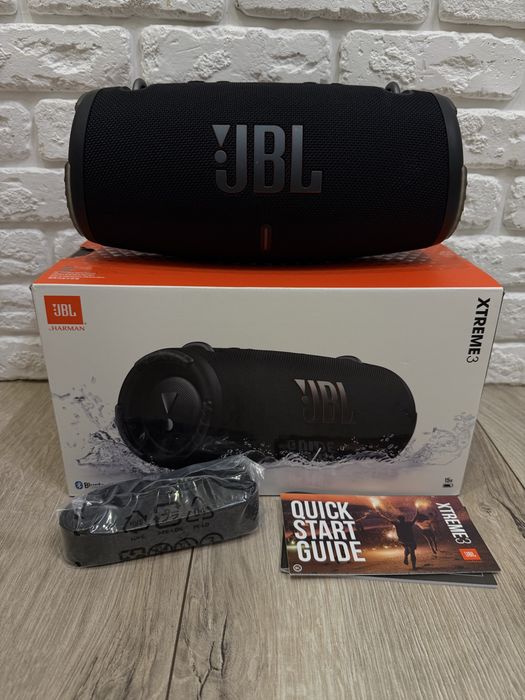Колонка JBL Xtreme 3 Black, JBL Flip 6 Grey.