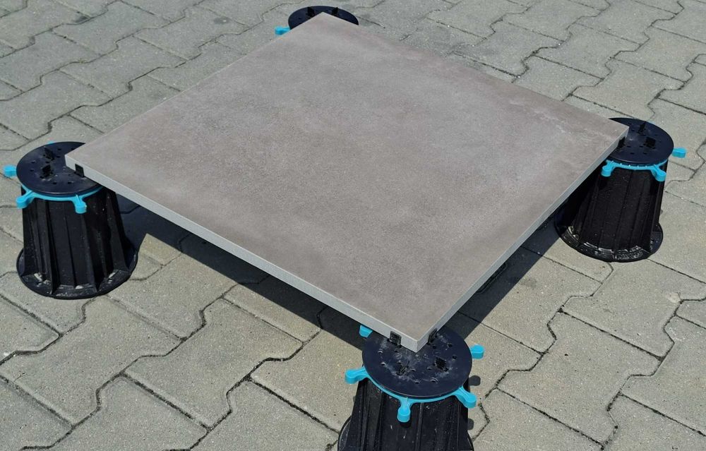 Gres tarasowy 20mm antypoślizgowy Mila Taupe 60x60x2cm gat.2