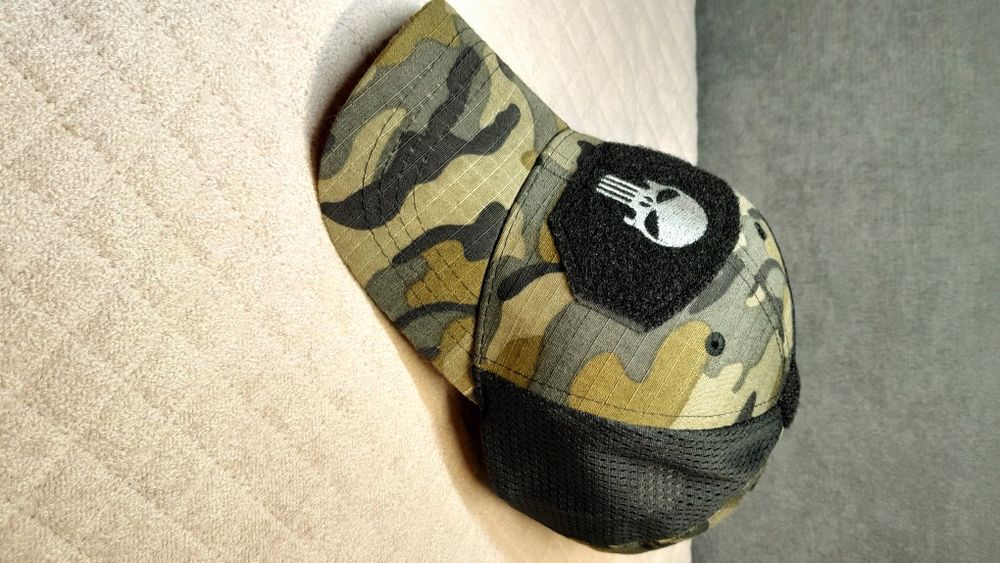 Baseball cap hat czapka z daszkiem  kamuflaż Punisher
