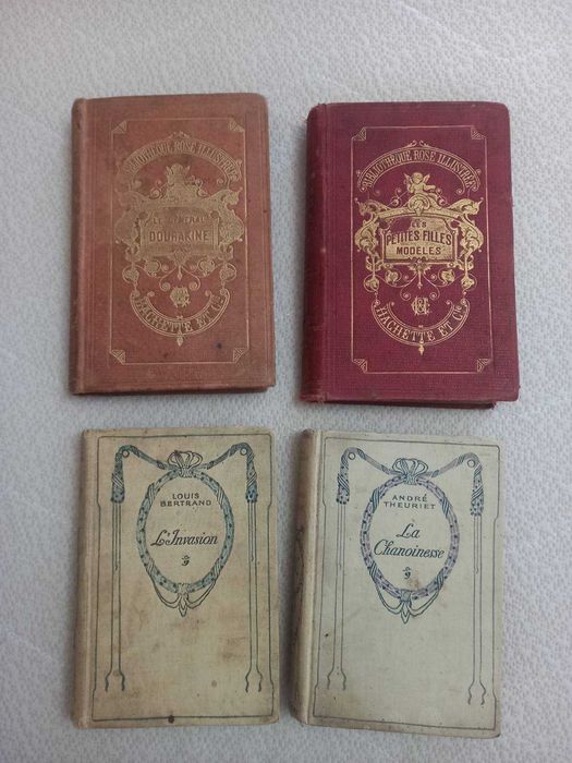 Старинные книги на французском языке с золоченным обрезом (1892,1914)