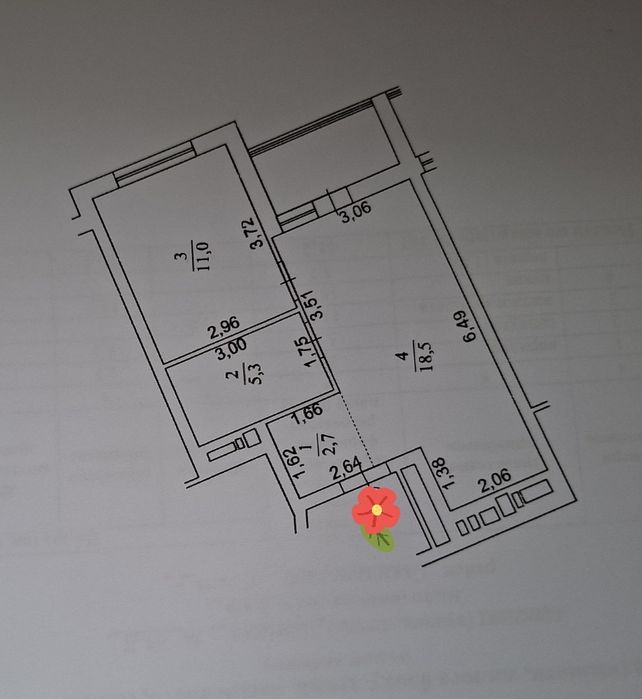 1-комнатная квартира по адресу Берестейский проспект(пр-т. Победы) (площадь 41,2 м²) - Atlanta.ua - фото 11
