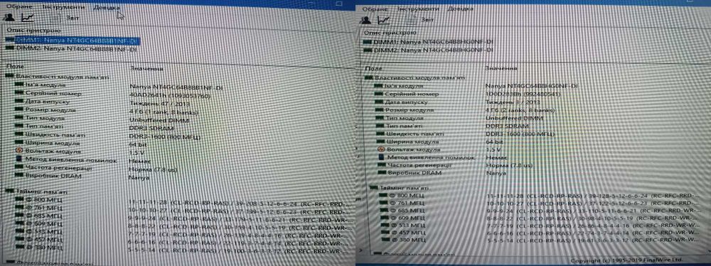 Оперативна память DIMM DDR3 PC3 PC3L DDR4 PC4 4 8 16ГБ