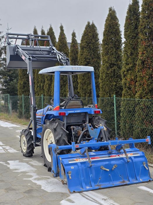 Traktorek ISEKI sial 21KM ladowacz glebogryzarka REWERS