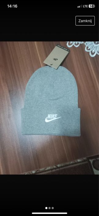 Nowa czapka nike szary kolor