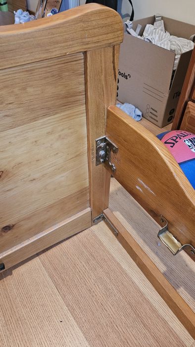 Cama Solteiro Madeira Maciça - Com Arrumação + Estrado + Colchão