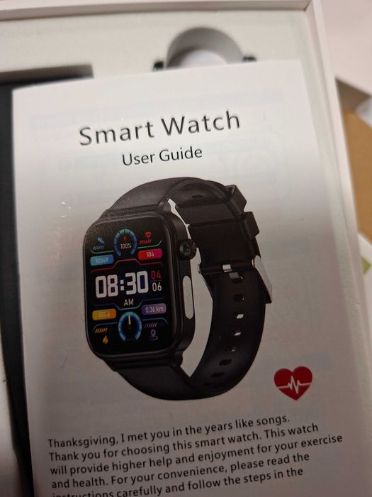 ZEGAREK Smartwatch MARSYU ET570 czarny EKG