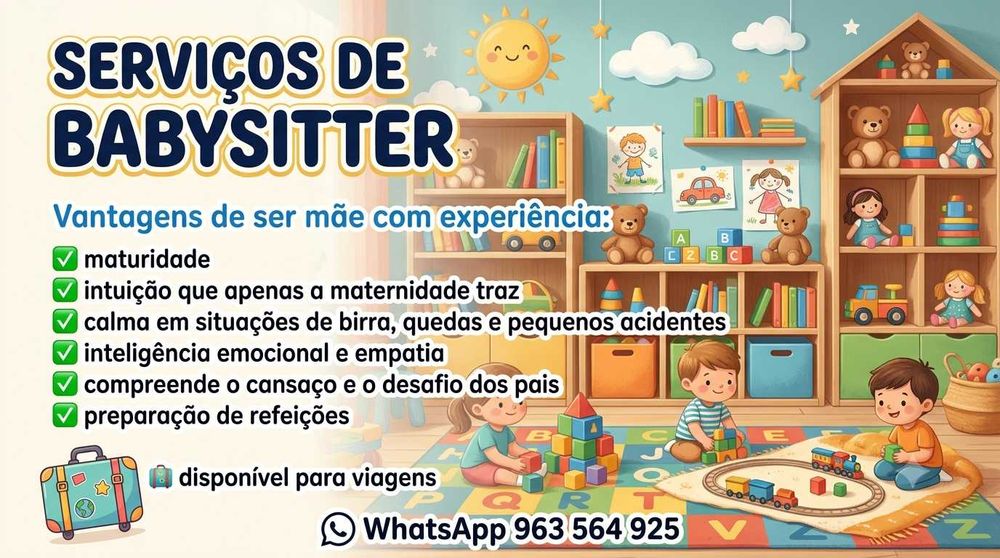 Babysitter mãe com experiência