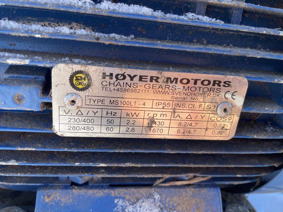 Шнековий погрузчик винтовой Kongskilde шнек зерна 6 метрів на 380 в