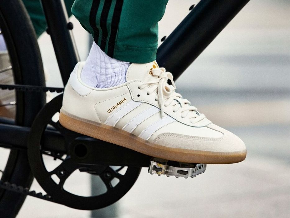 Kicksy buty rowerowe adidas Velosamba Vegan Cream EUR 48 CM 31