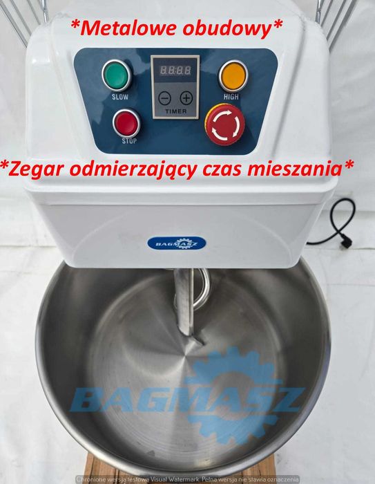 Mieszałka spiralna,mikser,mieszałka,miesiarka do ciasta,robot, HS60