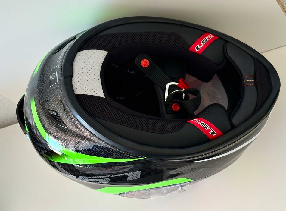 Capacete NOVO Carbono Total LS2 Arrow Racing (50% DESCONTO) Tam XL-XXL