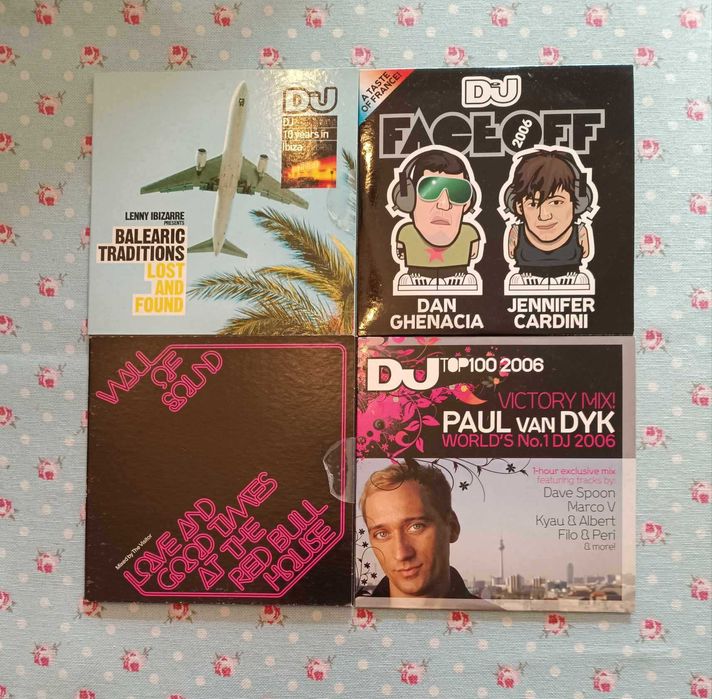 CDs de Revistas de Música de Dança - Mixmag / DJ Mag / Traxx / Muzik