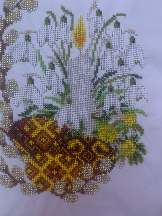 Рушник вишитий бісером