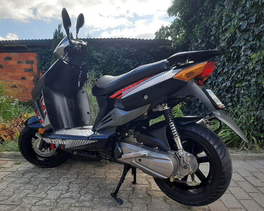 Zadbany skuter Keeway Matrix 50ccm 2t 2012r 11988km 2wł nowy cylinder TNT