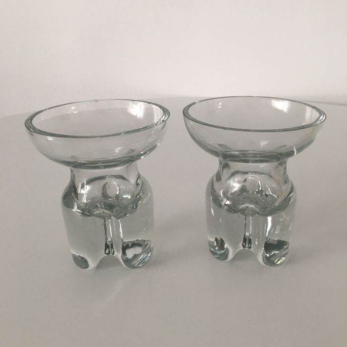 Dwa świeczniki z czasów PRL