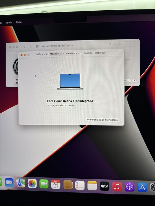 MacBook Pro 14" (2021) — M1 Pro | 16GB | 512GB — Cinzento Sideral