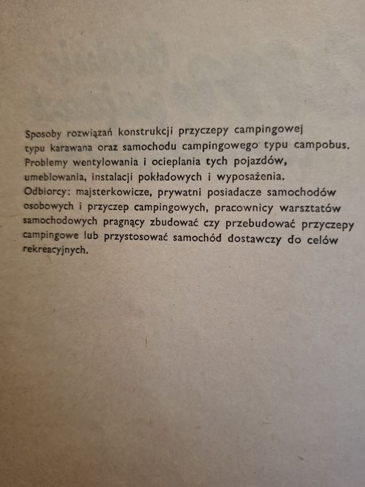 Sam buduję pojazd campingowy.