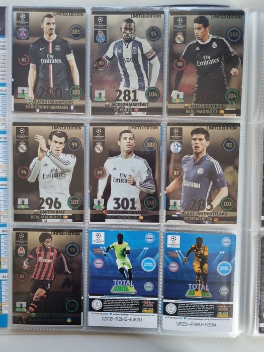 Panini UEFA Champions League 2014-15 Limited Edition kolekcja