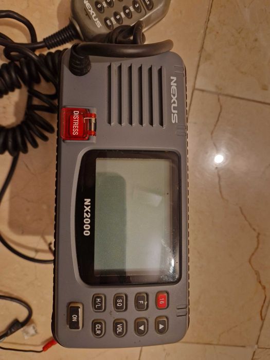 Rádio VHF marítimo Nexus NX2000 funcional